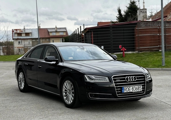 Audi A8 cena 121900 przebieg: 174500, rok produkcji 2015 z Rzeszów małe 529